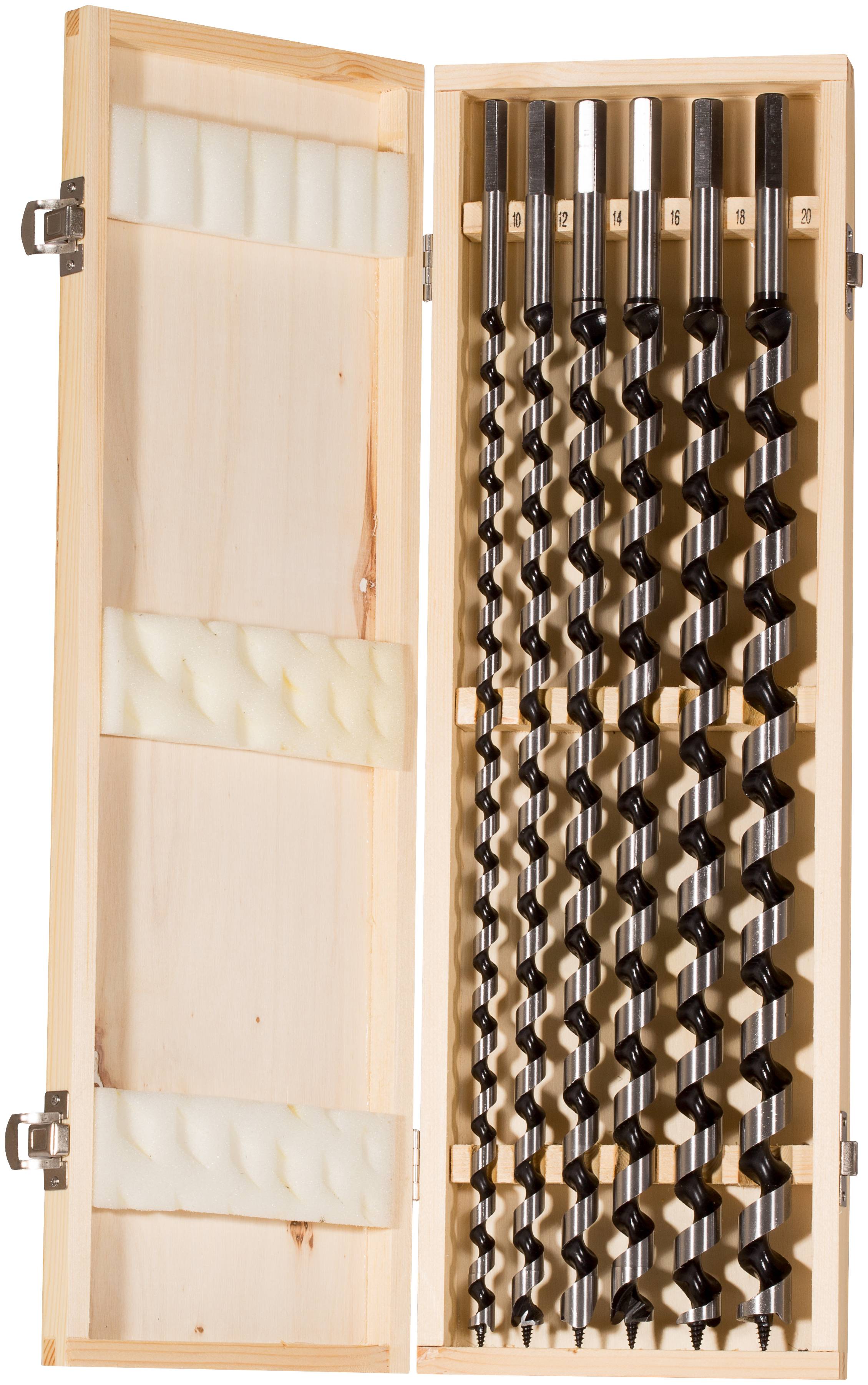 Fischer 551426 Slangebor-sæt 6 dele Samlet længde 460 mm 6 Teile
