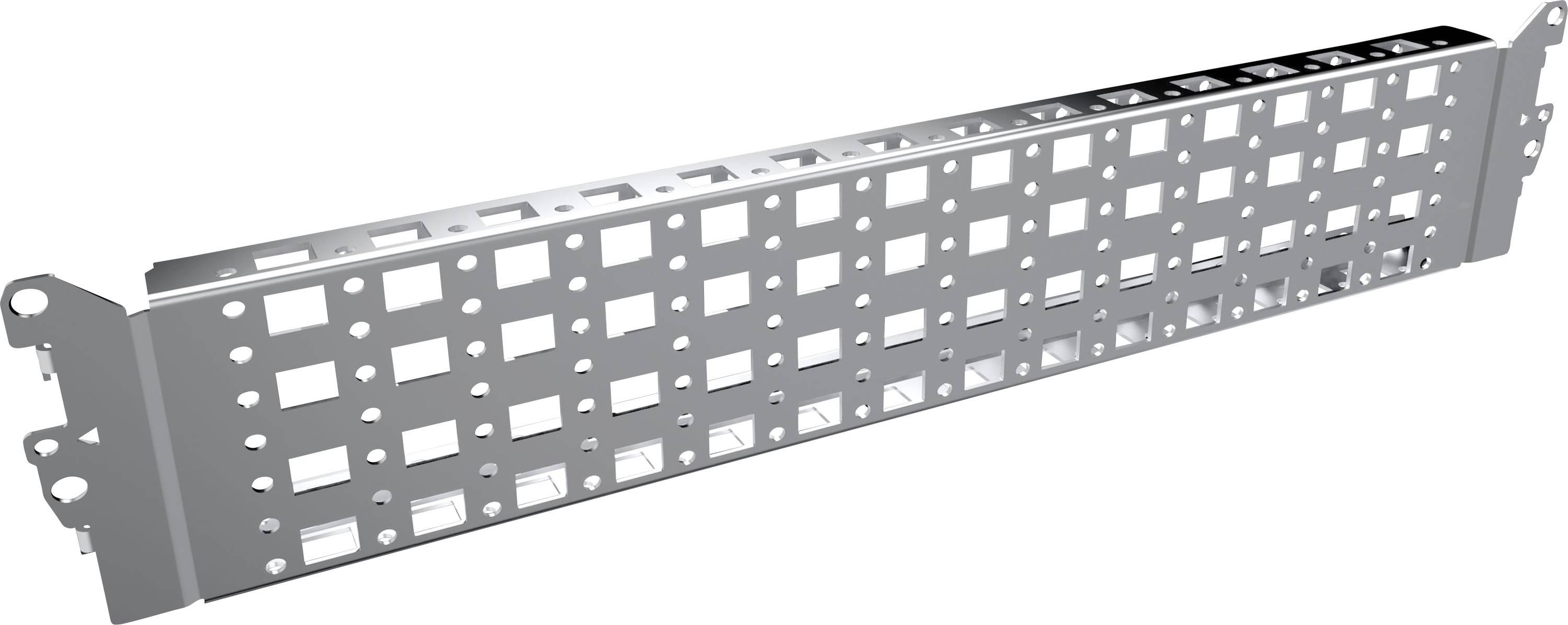 Rittal VX 8100.731 8100731 Montage-chassis (L x B x H) 500 x 23 x 89 mm Rustfrit stål 2 stk