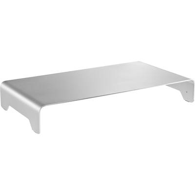 SpeaKa Professional SP-MR-300 Monitor-forhøjelse Højde-område: 63 mm (max) Sølv