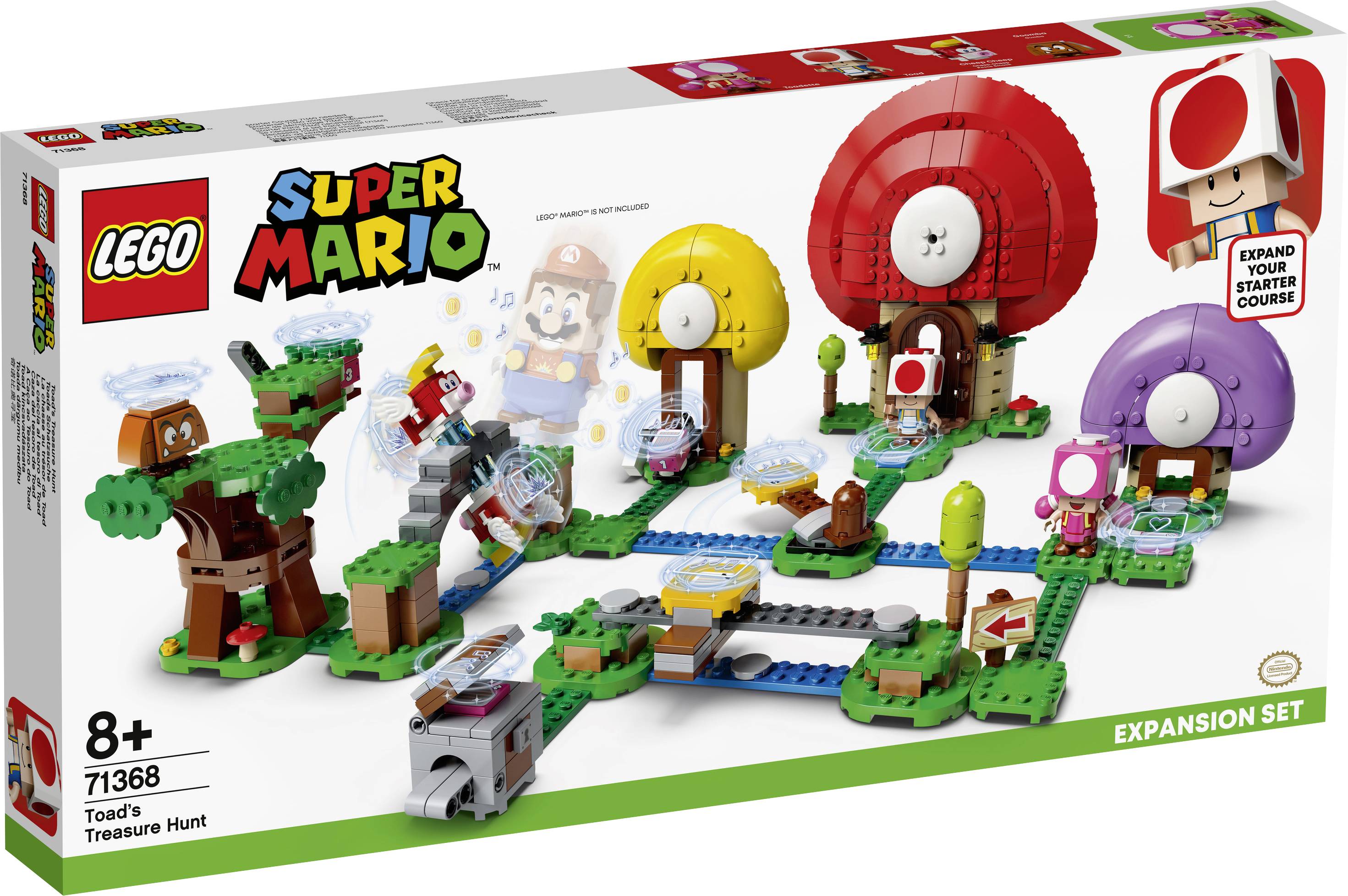 broderi Sydøst Brace 71368 LEGO® Super Mario™ TOads skattejagt - udvidelsessæt |  Conradelektronik.dk