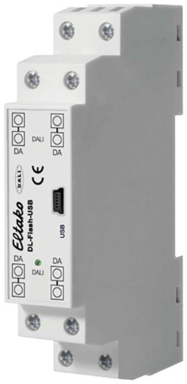 Eltako DL-Flash-USB  USB-interface  1 kanals DIN-skinne, DIN-skinne