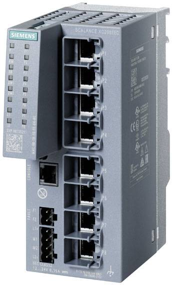 Siemens 6GK52080BA002FC2 6GK5208-0BA00-2FC2 Strømforsyning-switch 10 / 100 MBit/s-0