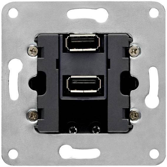 Siemens Kontaktprogram Indsats USB-stikdåse Delta 5TG20253 1 stk-0
