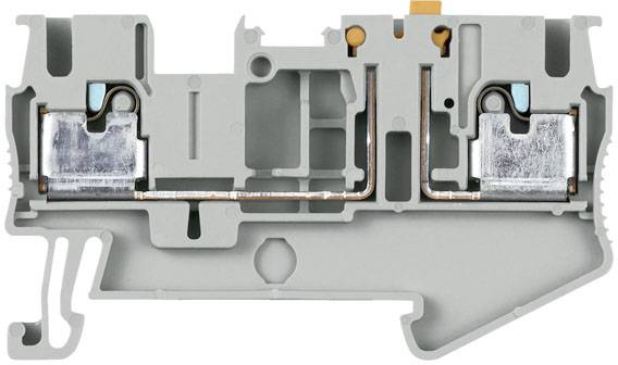 Siemens 8WH60006AF00 Måleskilleklemme 5.2 mm Stiktilslutning, Indstiks-klemme Grå 50 stk Piece