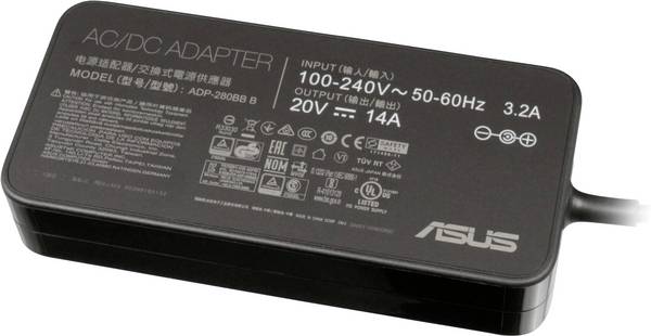 Asus 0A001-00800800, 0A001-00800100, 0A001-00800600 Strømforsyning til bærbar computer 280 W 20 V 14 A