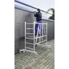 MUNK Günzburger Steigtechnik 11300 Aluminium Klapstillads Montering uden værktøj Arbejdshøjde (max.): 3 m 30 kg