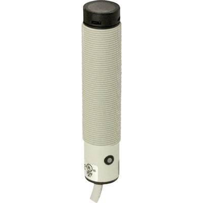 En cylindrisk sensor med riflet overflade og kabelstik, muligvis egnet til industrielle anvendelser.