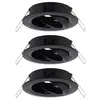 Paulmann 92487 EBL Choose Indbygningsring Sæt med 3 stk. 10 W Sort (mat)