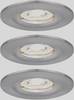 Paulmann 94301 EBL Nova mini Coin LED-indbygningslys Sæt med 3 stk. LED modul LED indbygget 4 W Jern
