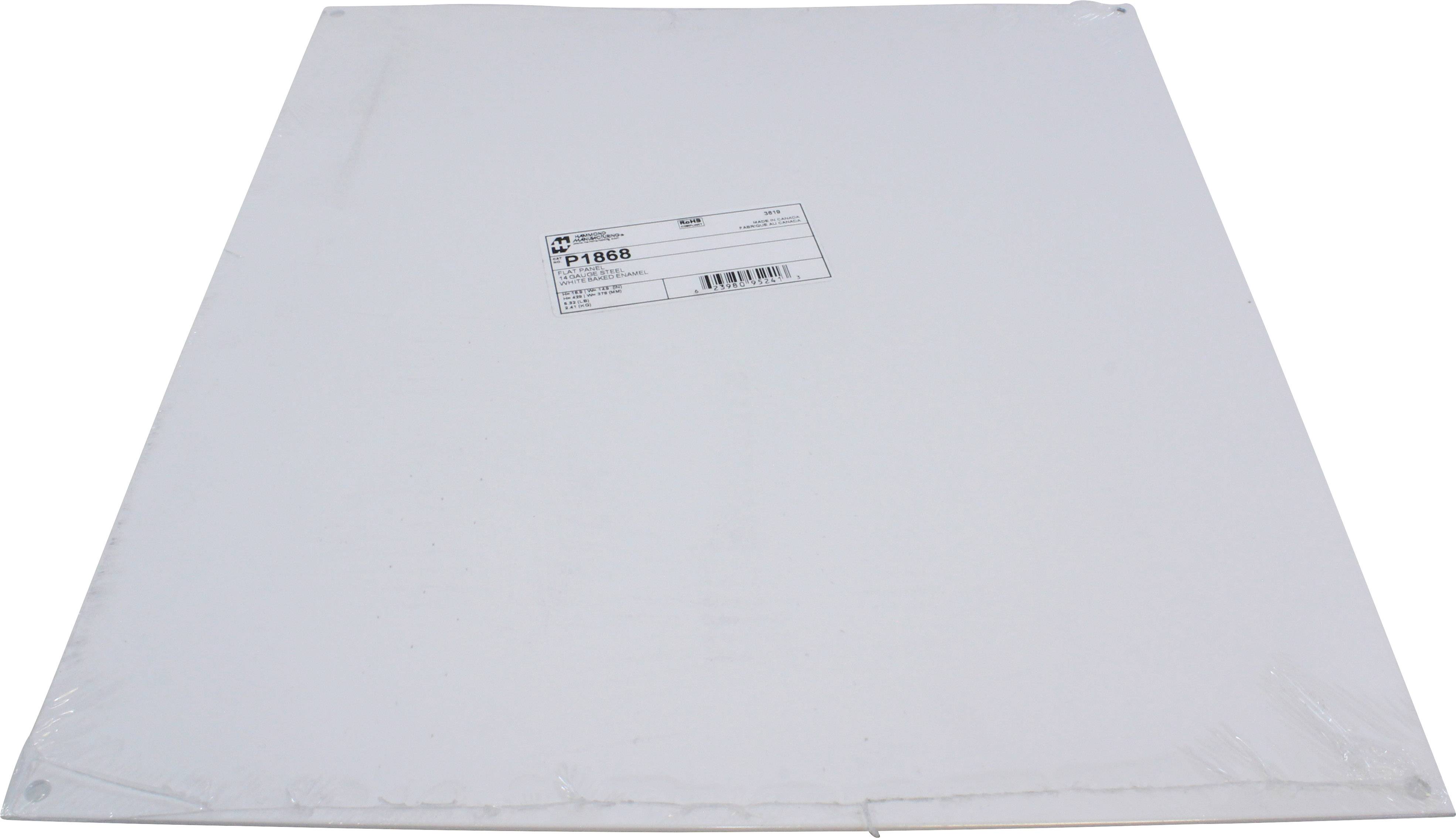 Hammond Electronics Mounting plate Stål Hvid (L x B x H) 429 x 378 x 1.8 mm 1 stk