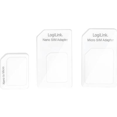 LogiLink AA0047 SIM-nål inklusiv SIM nål Tilpasset fra: Nano SIM, Micro SIM Tilpasset til: Standard SIM, Micro SIM, Nano