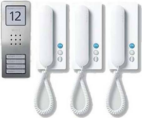 Siedle  SET CA 812-3 E/W    Dørsamtaleanlæg  Bredbånd  Inforfelt    Sølv, Hvid