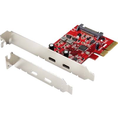 Renkforce RF-4599664 2 porte USB 3.1 Gen 2 Controllerkort USB-C® (USB 3.1 Gen 2) PCIe