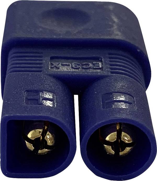 Reely  Adapterstik [1x EC3-stik - 1x TRX-bøsning] 50 mm   RE-6903669