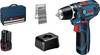 Bosch Professional GSR 12V-15 060186810H Batteri boremaskine 12 V 2.0 Ah Litium inkl. ekstra batteri