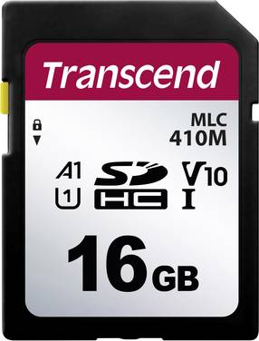 Transcend TS16GSDC410M SD-kort 16 GB Class 10 UHS-I