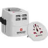 Skross 1302471 Rejseadapter PRO Light USB (4xA) - World
