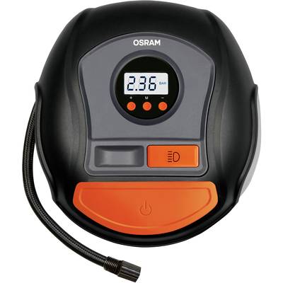 OSRAM OTI450 Kompressor 12 V adapter til drift per kabel, Digitalt display , Ledningsrum/-optagelse, Med arbejdslampe, O