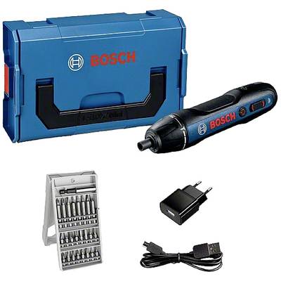 Bosch Professional GO 06019H2101 Batteri skruetrækker  3.6 V 1.5 Ah Litium inkl. batteri, Inkl. oplader, Kuffert