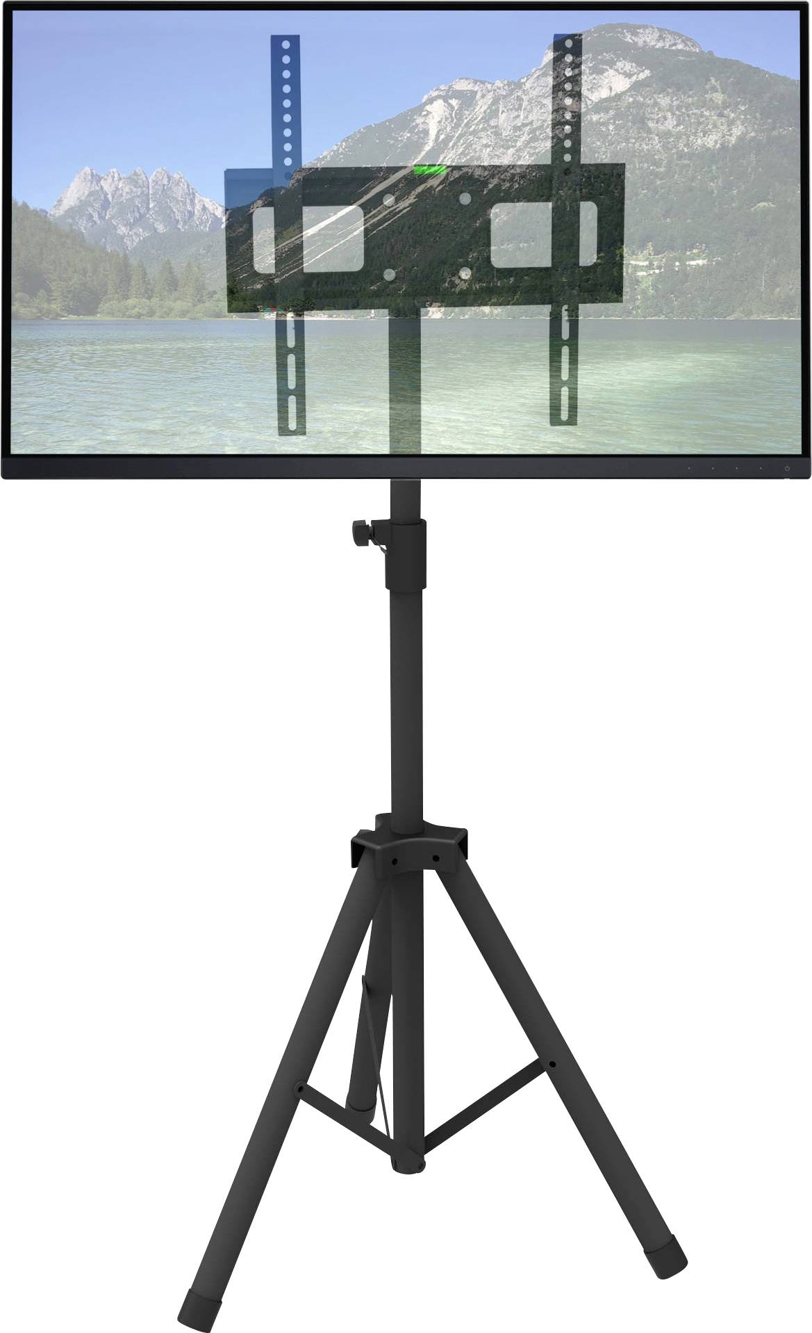 TECHly ICA-TR17T2 TV-fod 8,9 cm (3,5") - 152,4 cm (60") Højdeindstilling, Vippebar, Kan roteres-1
