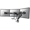 Neomounts NM-D775DX3BLACK Skærm-bordslag 3 Display 43,2 cm (17") - 61 cm (24") Sort Bevægelig, Kan roteres, Vippebar, Højdeindstilling