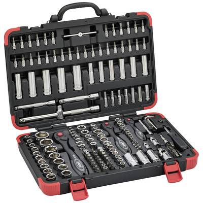Vigor Topnøglesæt 1/4" (6,3 mm), 5/16 " - (8 mm) 172 dele V2461N