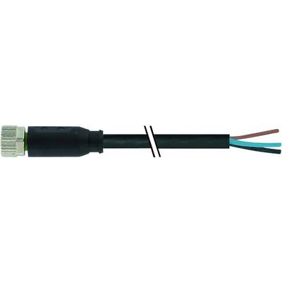 Murrelektronik 7000-08061-6111000 Sensor-, aktuator-stik, M8 x 1 Tilslutning, lige 10.00 m Pol-tal (RJ): 4 1 stk