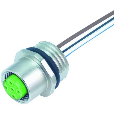 Murrelektronik 7000-13542-9710100 Sensor-, aktuator-stik, M12 x 1 Tilslutning, indbygning 1.00 m Pol-tal (RJ): 4 1 stk