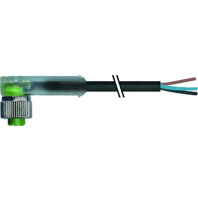 Murrelektronik 7000-12381-6530500 Sensor-, aktuator-stik, M12 x 1 Tilslutning, vinklet 5.00 m Pol-tal (RJ): 3 1 stk