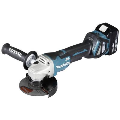 Makita DGA515RTJ DGA515RTJ Batteri-vinkelsliber 125 mm inkl. ekstra batteri, Inkl. oplader 18 V 5 Ah