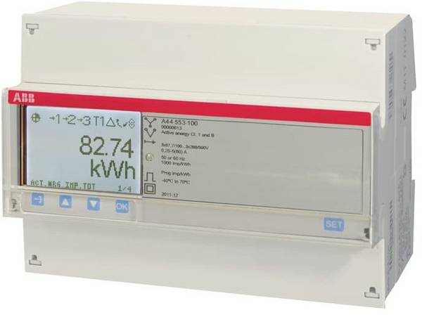 ABB A44 553-100 Vekselstrømsmåler digital MID-godkendelse: Ja 1 stk
