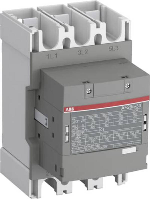 ABB AF265-30-00-14 Kontakt  4 x sluttekontakt  250 V 265 A med hjælpekontakt   Piece 1 stk
