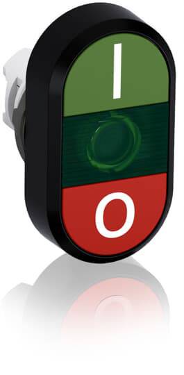 ABB 1SFA611131R1102 MPD2-11G Trykknap Klikkende IP66 1 stk Piece