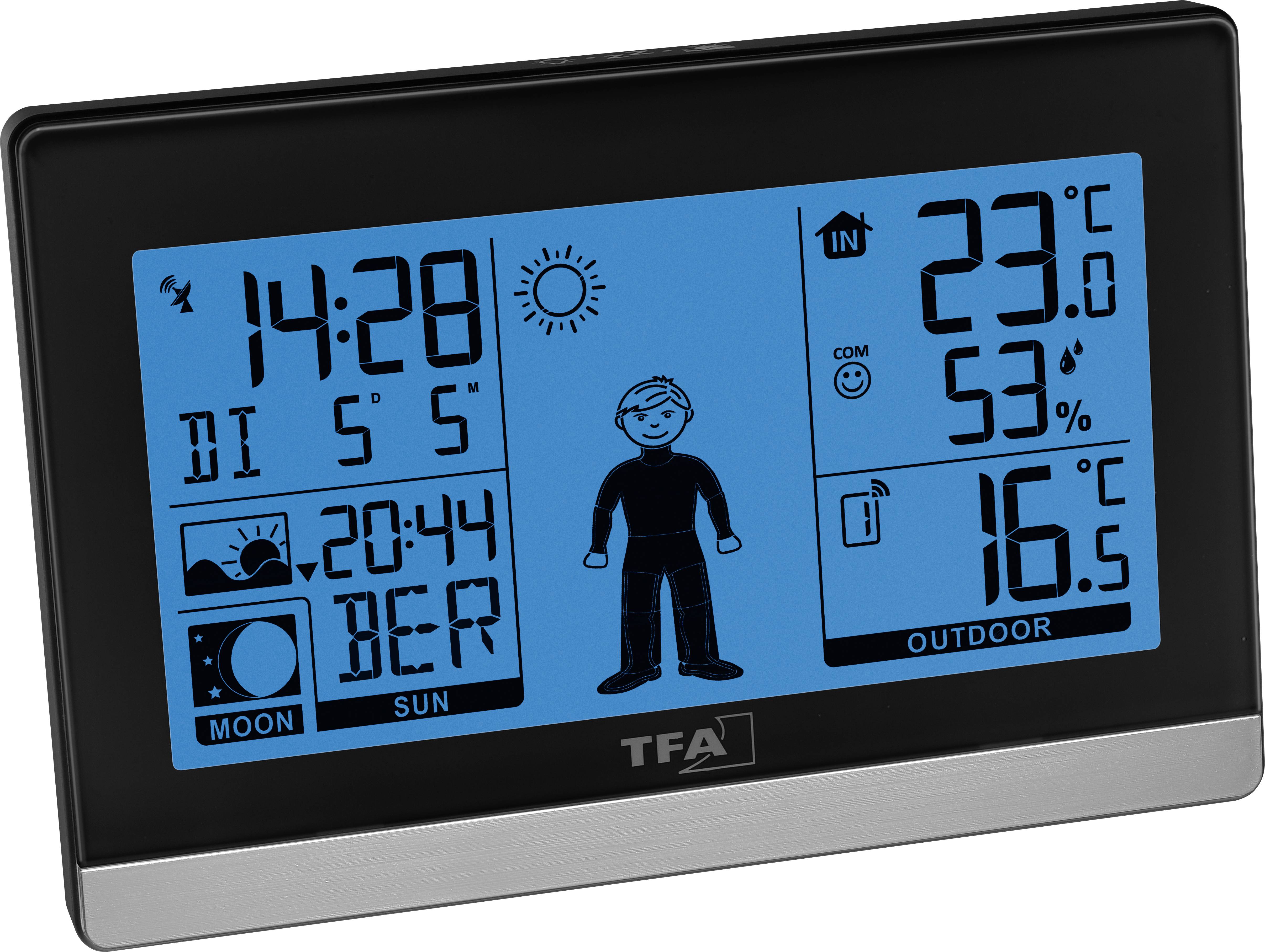 TFA Dostmann Weather Boy Trådløs vejrstation Prognose for 12 til timer | Conradelektronik.dk