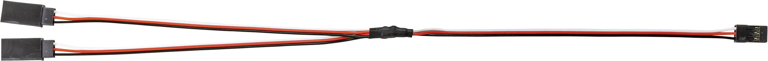 Reely Servo Y-kabel [2x Futuba-stik - 1x JR-stik] 30.00 cm 0.14 mm²