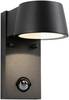 Paulmann Capea 94453 LED-udendørs vægbelysning med bevægelsessensor LED (RGB) 6 W Grå