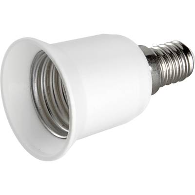 Heitronic Lampefatning-adapter E14 på E27 230 V 60 W