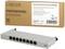 'LogiLink 8-Port Cat.6A Patchpanel til desktop-applikationer. Netværkskabelstik med afskærmning. RAL7035 lysegrå.'