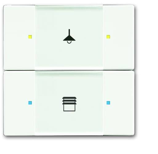 Busch-Jaeger 6126/02-884 2CKA006116A0193 Indgangsmodul Kan mærkes Hvid, Trafikhvid 1 stk Piece