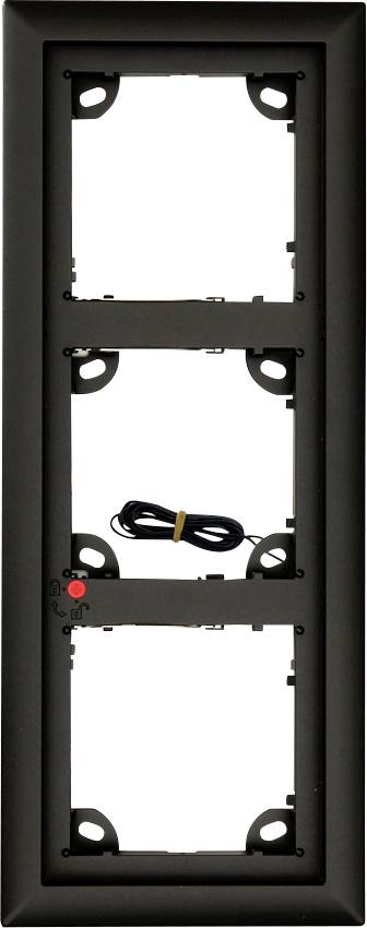 Mobotix MX-OPT-Frame-3-EXT-BL Dørtelefon-tilbehør Monteringstilbehør Sort