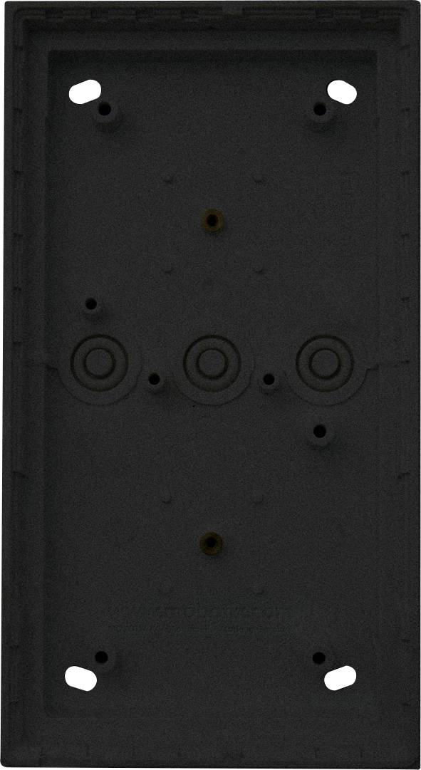 Mobotix MX-OPT-Box-2-EXT-ON-BL Dørtelefon-tilbehør Bredbånd Påmonteret kabinet Sort