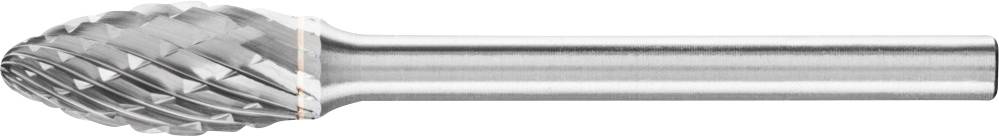 PFERD TOOLS 21203633 Fræsestift Hårdt metal Flamme Længde 43 mm Mål, Ø 6 mm Arbejdslængde 13 mm Skaftdiameter 3 mm 1 stk.