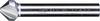 PFERD TOOLS KES HSSE DIN 335 C90° 12,4 25202132 Keglesænker 12.4 mm HSS 1 stk