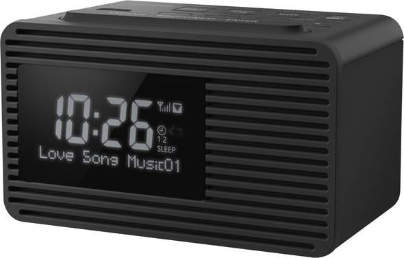 Radiovækkeur Panasonic RC-D8EG-K DAB+, FM   Sort