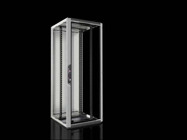 Rittal VX 5307.134 19" netværksskab (B x H x T) 800 x 2000 x 800 mm 42 U Grå, Sort