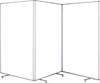 magnetoplan 1112051 Rumdeler Transparent Polykarbonat , Aluminium