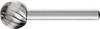 PFERD TOOLS 22420816 Fræsestift HSS Kugle 16 mm Længde 54 mm Mål, Ø 16 mm Arbejdslængde 14 mm Skaftdiameter 6 mm 1 stk.