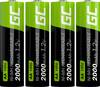 Green Cell HR6 Genopladeligt AA-batteri NiMH 2000 mAh 1.2 V 4 stk
