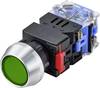 TRU COMPONENTS TC-9428112 LAS0-L-11/G/12V Trykknap 250 V 5 A 1 x Off/(On) Tastende Grøn IP40 1 stk