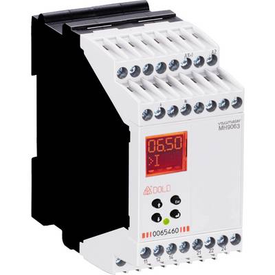 Et digitalt relæ med display, der viser 06,50. Mærke 'DOLD'. Enhed til overvågning af elektriske kredsløb.